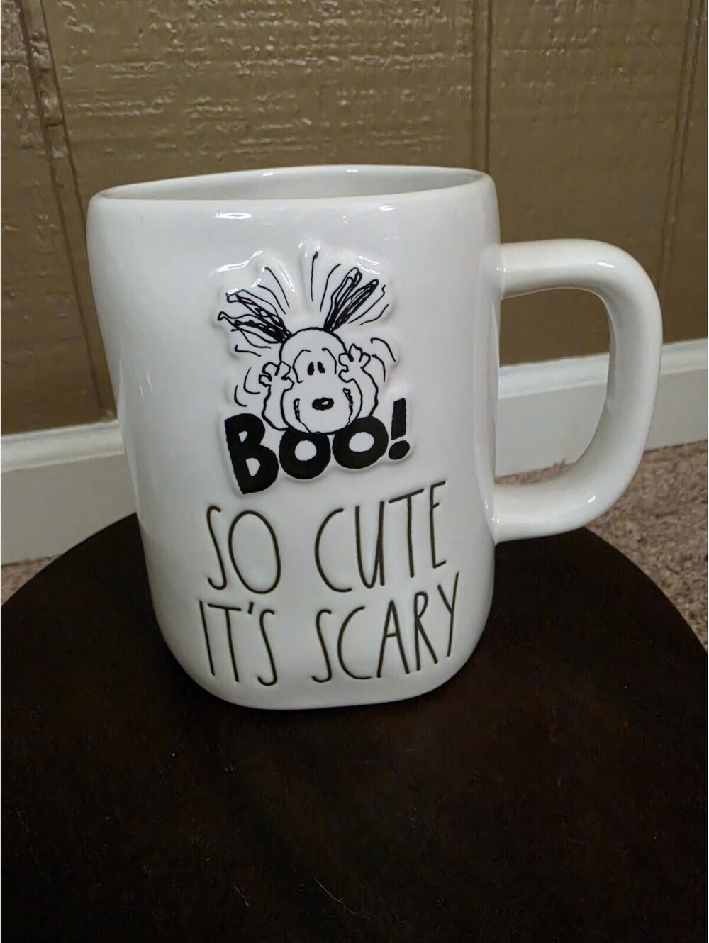 Boo! SO CUTE IT'S SCARY Snoopy Rae Dunn Mug [COPY]